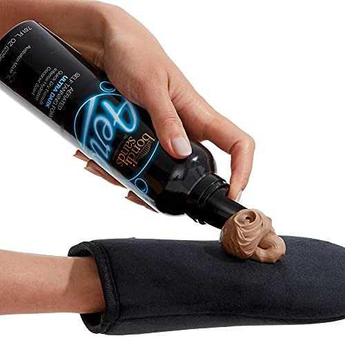 Bondi Sands Aero Ultra Dark Self Tan Foam + Application Mitt Includes Lightweight Sunless Foam + Reusable Mitt For A Flawless Finish ( 35 Value)