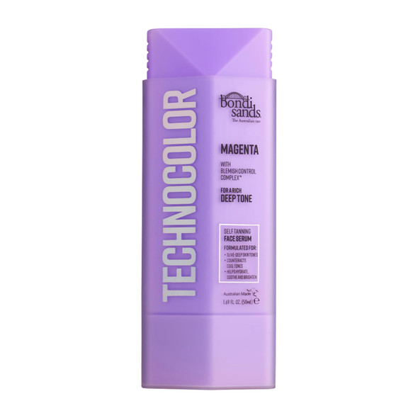 Bondi Sands Technocolor Self Tanning Face Serum Innovative Formula Hydrates Soothes And Enhances Skin With Vitamin C And Chamomile Fragrance