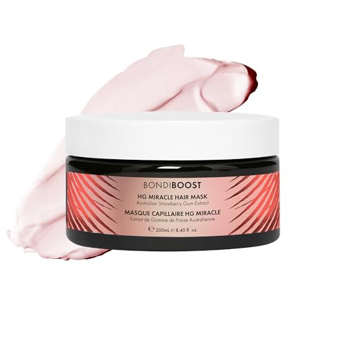 Bondiboost Strawberry Gum Hair Mask For Damaged Hair [8.45 Fl Oz] Deep Conditioning Hair Mask Clinically-Proven To Improve Split Ends Argan Oil + Biotinoyl Tripeptide 1 Formula Sulfate
