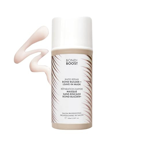 Bondiboost Rapid Repair Bond Builder + Leave-In Hair Treatment For Dry Damaged Hair [3.38 Fl Oz] Strengthens & Restores + Advanced Hair Repair Solution For Healthier & Shinier Results