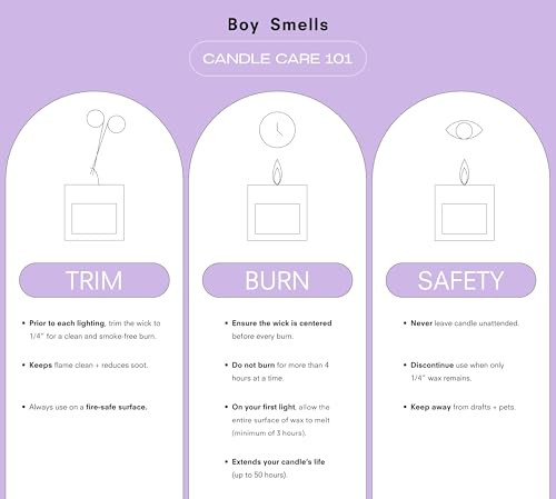 Boy Smells Rosalita Rose Scented Candle - 8.5 Oz - Luxury Candle With Leather And Tangerine - Up To 50-Hour Burn - Cotton Wick