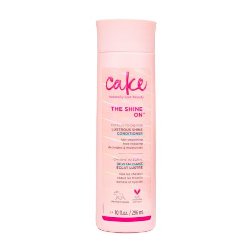 Cake Beauty Lustrous Shine Conditioner The Shine On Smoothing & Frizz Protecting Pracaxi Seed Oil Camellia Kissi Seed & Sweet Almond Oil For All Hair Types 295 Ml