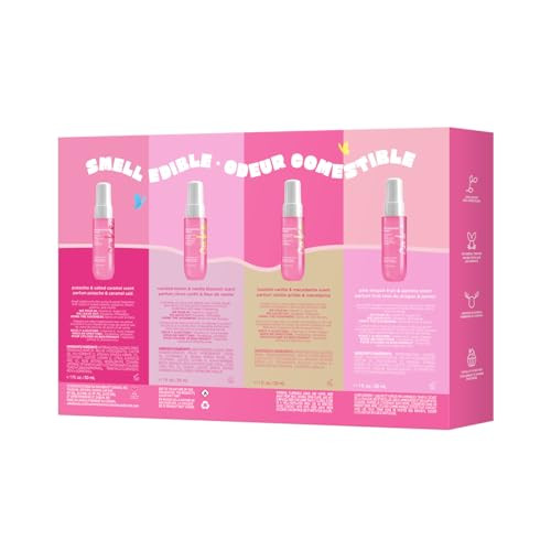 Cake Beauty Hair And Body Mist Travel Set The Finishing Touch- Fine Fragrance Mist Infused With Aloe And Argan Oil 4 X 30Ml/ 1 Oz