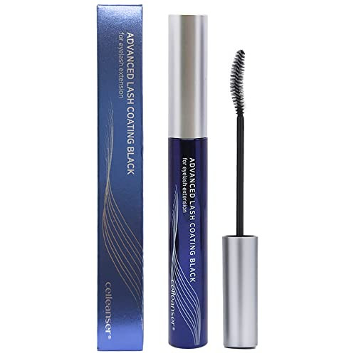 Celleanser Advanced Lash Coating Black/Protective Long-Lasting Eyelash Extensions 7Ml/ 0.24 Fl Oz (Black)