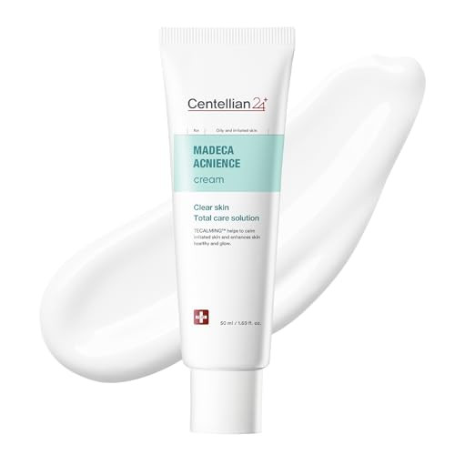 Centellian 24 Madeca Acnience Cream (1.69Fl Oz) - Revitalizing & Hydrating Blemish Care Cream Balances Oil & Moisture Non-Comedogenic Low Irritation Korean Skin Care. Centella Asiatica Extract