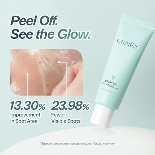 Charde Dark Spot & Firming Skincare Trio Brightening Serum + Peel-Off Mask + Cloud Cream Complete At-Home K-Beauty Routine (30Ml + 50Ml + 50Ml)