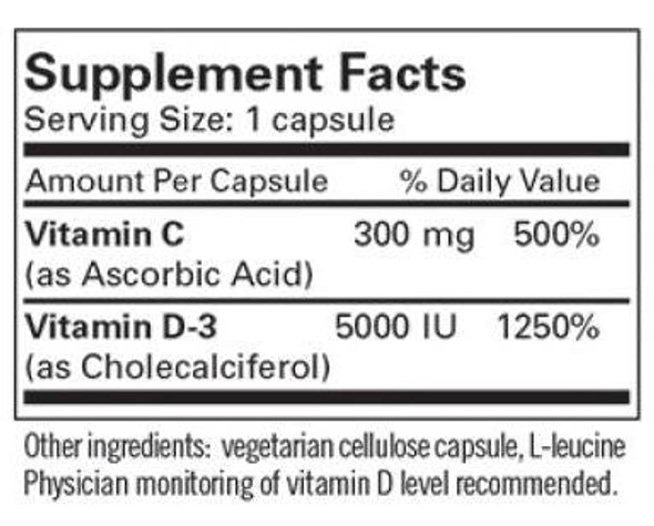 Metabolic Maintenance  Vitamin D3 5000 IU  90 Capsules