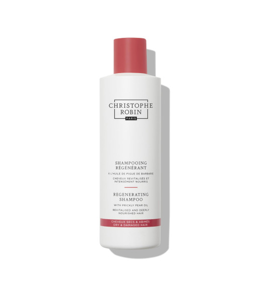 Christophe Robin Regenerating Shampoo With Prickly Pear Oil For Dry Damaged And Chemically Treated Hair