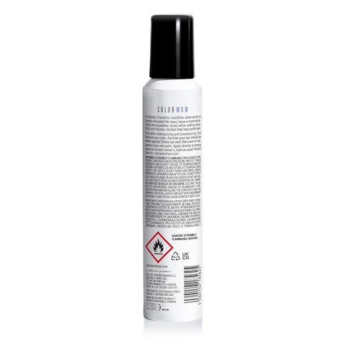 Color Wow Color Control Purple Toning + Styling Foam Instantly Rids Blonde & Gray Hair Of Brassy Yellow Tones Alcohol Crunch Styling