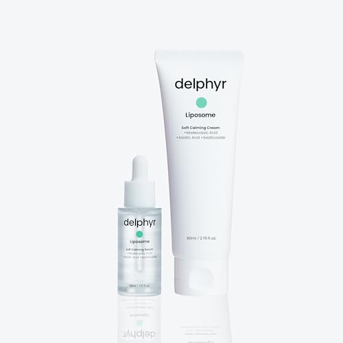 Delphyr Hydrated After Skincare Set Soft Calming Cream + Serum Moisturizing Serum 30Ml 1.01Fl.Oz Cream 80Ml 2.70Fl.Oz Cream 50Ml 1.69Fl.Oz For Sensitive Skin With Centella Asiatica