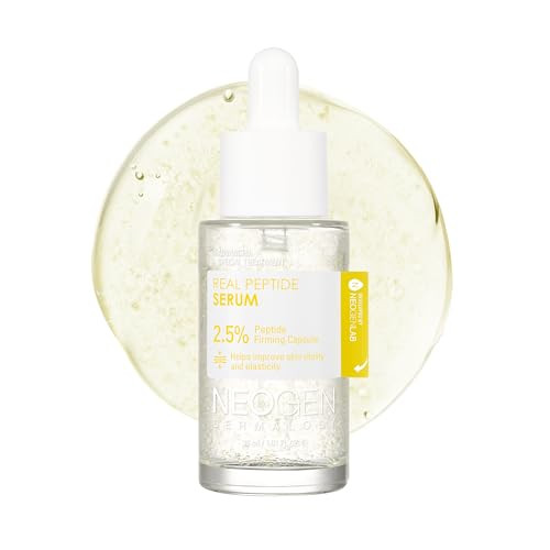 Dermalogy By Neogen Real 2.5% Peptide Serum For Face With Firming Capsule For Skin Vitality Elasticity Moisturizing Lifting Wrinkle Care 30Ml/1.01 Fl.Oz