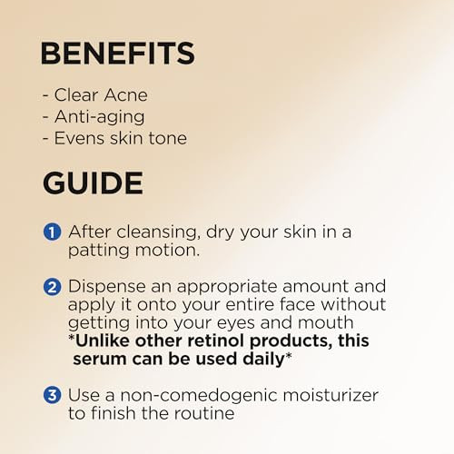 Dermalogy By Neogenlab Real 2% Retinol Serum For Face With Retinol And Retinol Derivatives For Anti-Aging And Firming & Tightening Serum For Weak Skin Improvement Skin Elasticity 30Ml/1.01 Fl.Oz