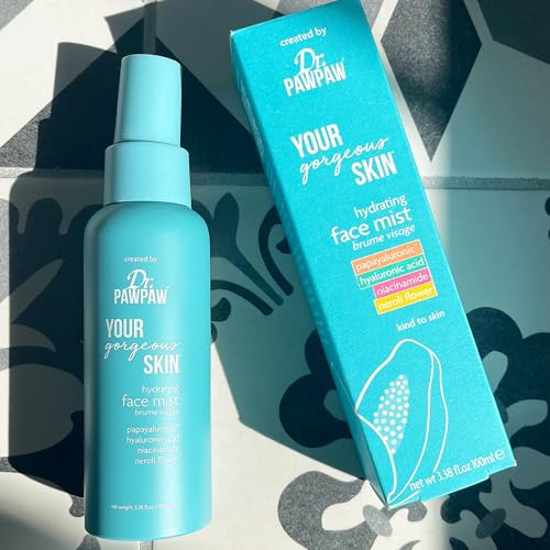 Dr. Pawpaw Your Gorgeous Skin Hydrating Face Mist 3.38 Fl Oz Papayaluronic Hyaluronic Acid Niacinamide Neroli Flower