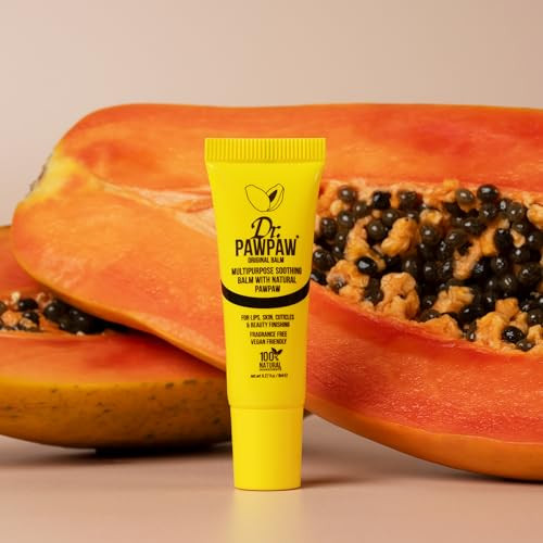 Dr. Pawpaw Mini Balm Bliss Trio - Lip Balm And Mask Giftset - Moisturizing With Natural Peptides For Smooth Plumped Results 3 Pc