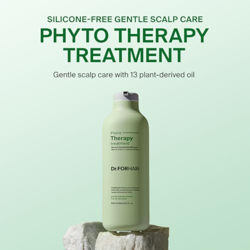 Dr.Forhair Folligen Phyto Therapy Treatment 500 Ml/16.91 Fl. Oz. Plant-Based Care Scalp Ph Balancing Nourishes And Softens