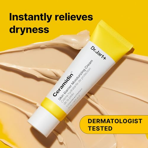 Dr.Jart+ Ceramidin Moisturizer Duo Full & Mini Face Cream With Ceramides And Panthenol For Dry Skin Home & Travel Korean Skin Care Set