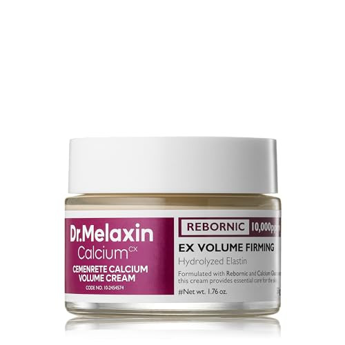 Dr.Melaxin Calcium Intense Firming Cream With Collagen & Elastin Lifting & Volumizing Face Cream For Sagging Skin Niacinamide For Plumping Care 1.69 Fl.Oz