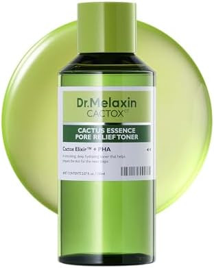 Dr.Melaxin Cactox Cactus Essence Pore Relief Toner 150Ml Hydrating & Soothing Facial Toner For Sensitive Skin Barrier Care Gentle Pore Care