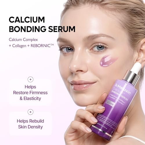 Dr.Melaxin Calcium Bonding Serum With Rebornic 10000Ppm Firming & Volumizing Serum For Sagging Skin Calcium Complex & Collagen For Elasticity & Skin Density 1.69 Fl.Oz