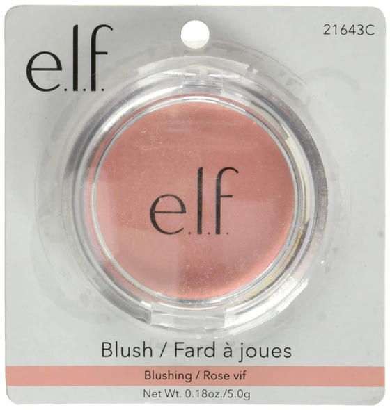 E.L.F. Blush Long-Lasting Blush For Creating A Natural Healthy Glow Flatters Your Skin Tone Vegan & Cruelty-