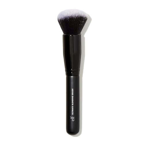 E.L.F. Ultimate Blending Brush Dome-Shaped Makeup Tool For Applying & Blending Foundation Bronzer & Blush Made With Vegan Cruelty- Bristles