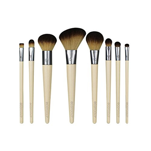 Ecotools-Cruelty Confidence In Bloom Brush Set-Cruelty Synthetic Taklon Bristles Recycled Packaging Recycled Aluminum Ferrules