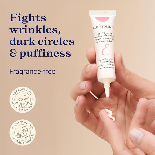 Embryolisse Smoothing Eye Contour Care. Revitalizing Gel Cream Treatment. Reduce Fine Lines Circles Puffiness 0.50 Fl Oz