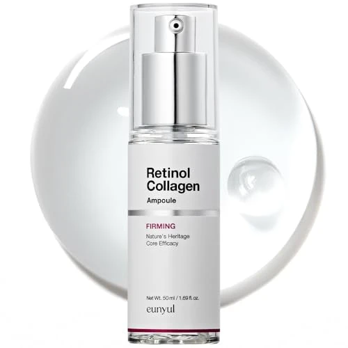Eunyul Retinol Collagen Firming Ampoule (1.69 Fl. Oz / 50Ml) Korean Retinol Serum For Firm & Smooth Skin Lightweight Facial Ampoule