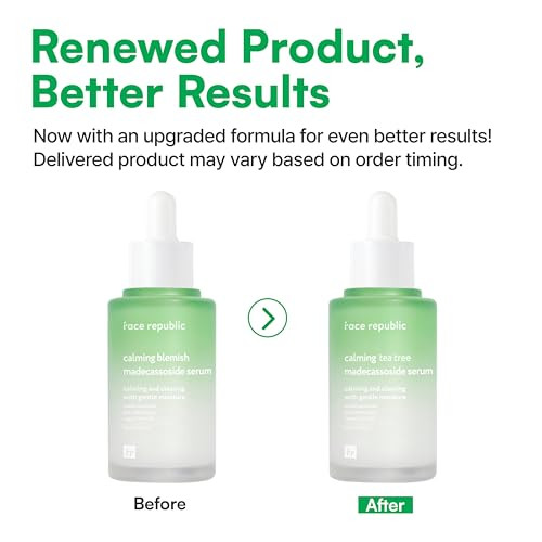 Face Republic Calming Tea Tree Madecassoside Serum 45Ml 1.52 Fl Oz Lightweight Soothing Madecassoside Tea Tree Centella Asiatica Niacinamide For Irritated Skin Vegan Korean Skin Care