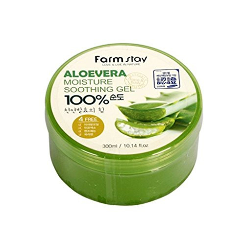 Farmstay 10.14-Ounce Moisture Soothing Gel Aloe