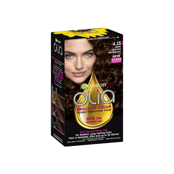 Garnier Olia Ammonia Free Hair Color [4.35] Dark Golden Mahogany 1 ea