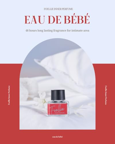 [Foellie] Eau De Bebe - Feminine Inner Beauty Perfume (For Underwear) Soft Red Musk Scents Fragrance 5Ml(0.169 Fl Oz)