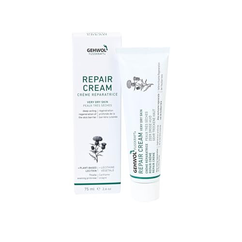 Gehwol Repair Cream Intensive Care For Very Dry Damaged Skin Deep Skin Barrier Repair 2.6 Oz / 75 Ml