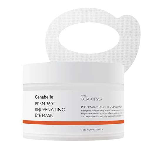 Genabelle Pdrn 360 Rejuvenating Eye Mask Full Eye Area Eye Patches For Hydration Firming & Elasticity With Pdrn & Peptides Targets Dark Circles Puffiness & Fine Lines 3.38 Fl Oz