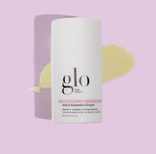 Glo Skin Beauty Vita E Essential Cream - Medium Weight Moisturizer Soothes & Calms Dry Irritated Skin