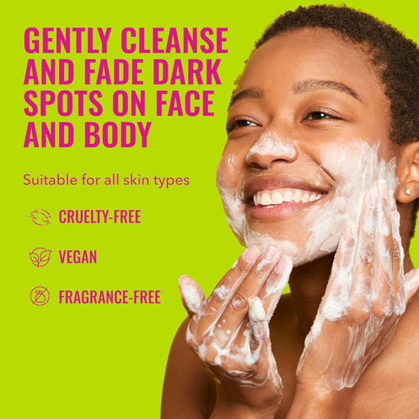 Good Molecules Brightening & Dark Spots Bar - Soap Face And Body Bar - Tranexamic Kojic Acids And Niacinamide To Target Dark Spots - Skin Care