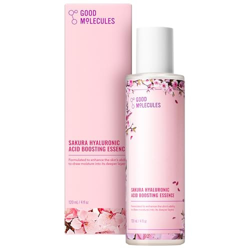 Good Molecules Sakura Hyaluronic Acid Boosting Essence - Ultra Hydrating Facial Moisturizer - Skincare For Hydration Tightening Anti Aging Instant Glow - Skin Care For Face