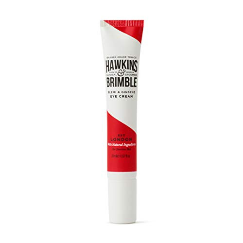 Hawkins & Brimble - Under Eye Cream For Mens 20Ml - Mens Dark Circles Eye Cream - Eye Repair Cream For Puffy Eyes Energising Hydrating Anti Ageing & Anti Wrinkle - Late Night Recovery 40's & 50's