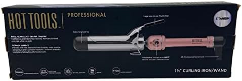 Hot Tools Professional 1 1/2" Titanium Curling Iron/Wand Pink
