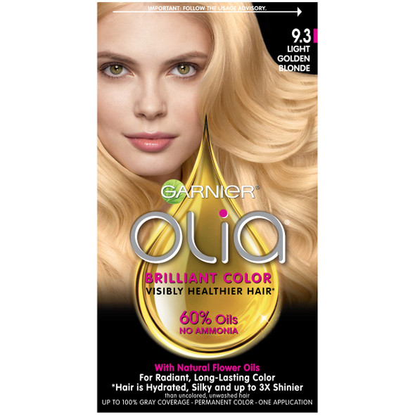 Garnier Olia Ammonia Free Hair Color [9.3] Light Golden Blonde 1 Ea