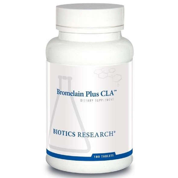 Biotics Research Bromelain Plus CLA 100 Tablets