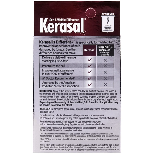 Kerasal Nail Fungal Nail Renewal Treatment 10Ml (2 Pack)