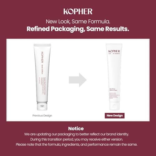 Kopher Clay Prime Pack To Foam [4Ever Edition] Facial Cleanser: Hydrating & Purifying Cleanser For Sensitive Skin - Makeup Remover Ph Balanced Korean Skincare (2.7 Fl.Oz.)