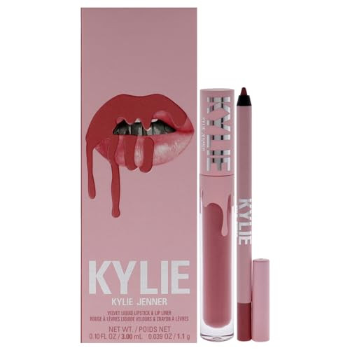 Kylie Cosmetics Velvet Lip Kit - 305 Harmony For Women - 2 Pc 0.10 Oz Velvet Liquid Lipstick 0.03 Oz Lip Liner