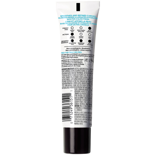 L'Oreal Paris Makeup Infallible Pro Glow-Lock Longwear Illuminating Face Primer 1 Ounce