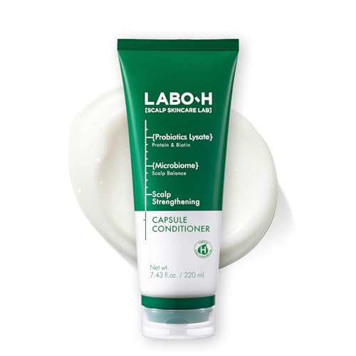 Labo-H Labo.H Scalp Strengthening Capsule Conditioner For Hair Growth & Anti-Loss Vegan Treatment With Vitamin C Biotin Caffeine And Rosemary Oil Instant Softening & Nourishing Korean 7.43 Fl. Oz