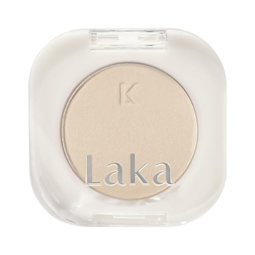 Laka Lid & Lip Duo- Mono Eyeshadow 908 Vanilla & Fruity Glam Lip Tint 134 Peaches
