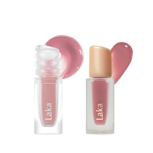 Laka Pink Gloss Duo- Maxi Glayer Tint 604 Misty & Fruity Glam Tint 124 Maro