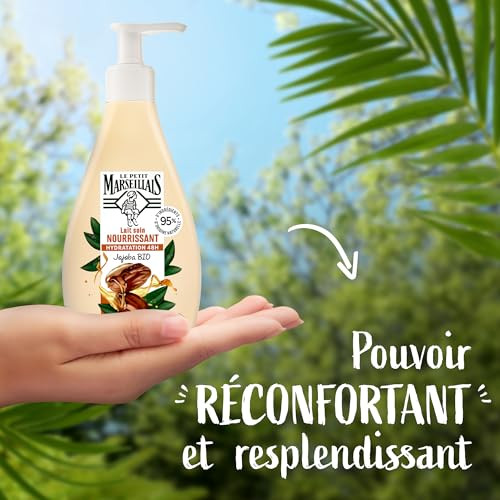 Le Petit Marseillais Jojoba Oil Bio 48H Moisturising Soothing Body Lotion Milk 2 X 250Ml