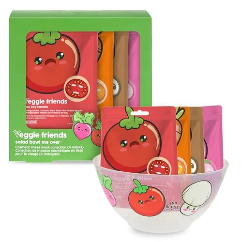 Mad Beauty Veggie Friends Salad Bowl Face Mask Collection